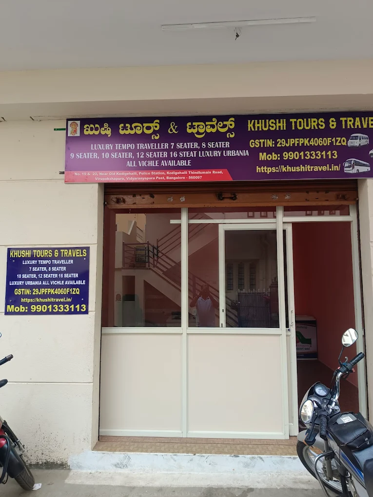 Luxury Tempo Traveler Bangalore office front